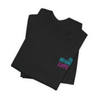 Camiseta Unisex Miami Lyfe — Diseño Retro de Palmera