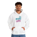 Hoodie Miami Lyfe — Palmera Estilo Graffiti