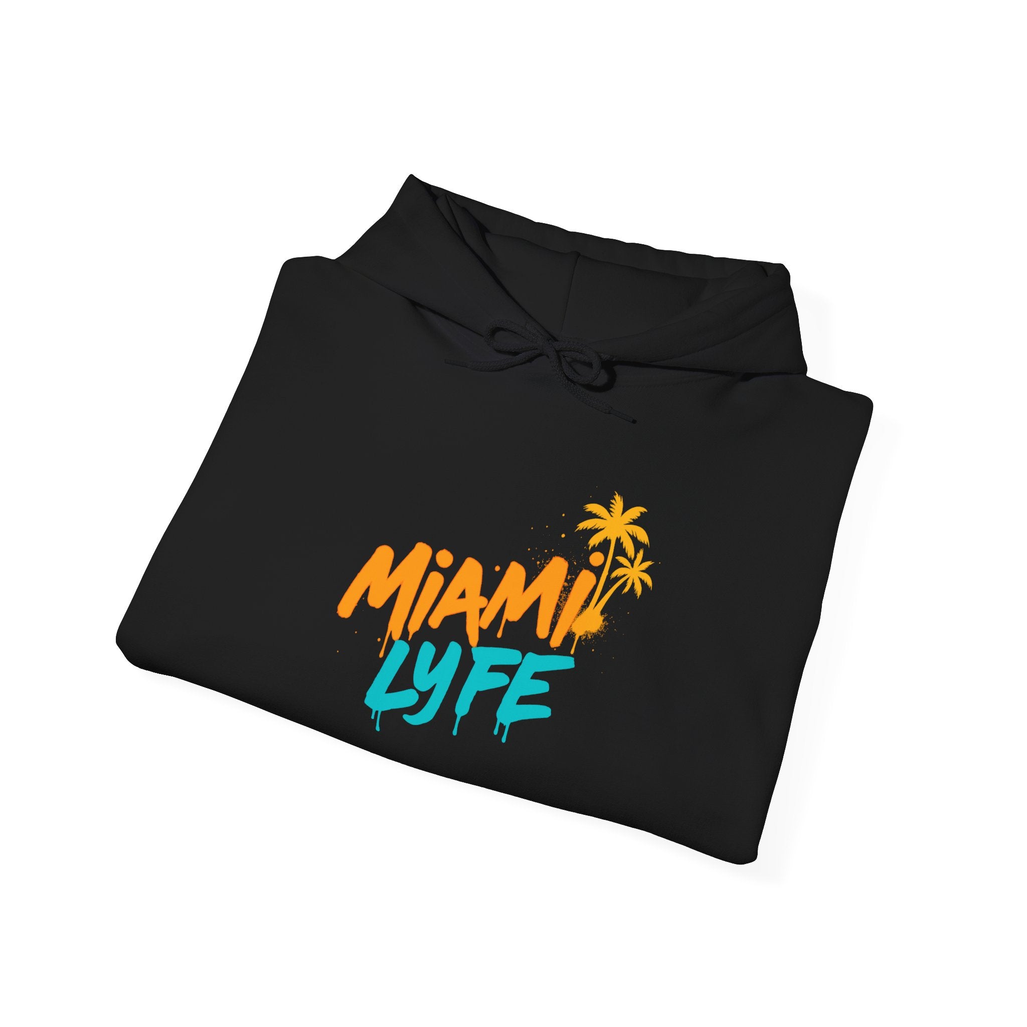 Hoodie Miami Lyfe — Retro Palm Logo