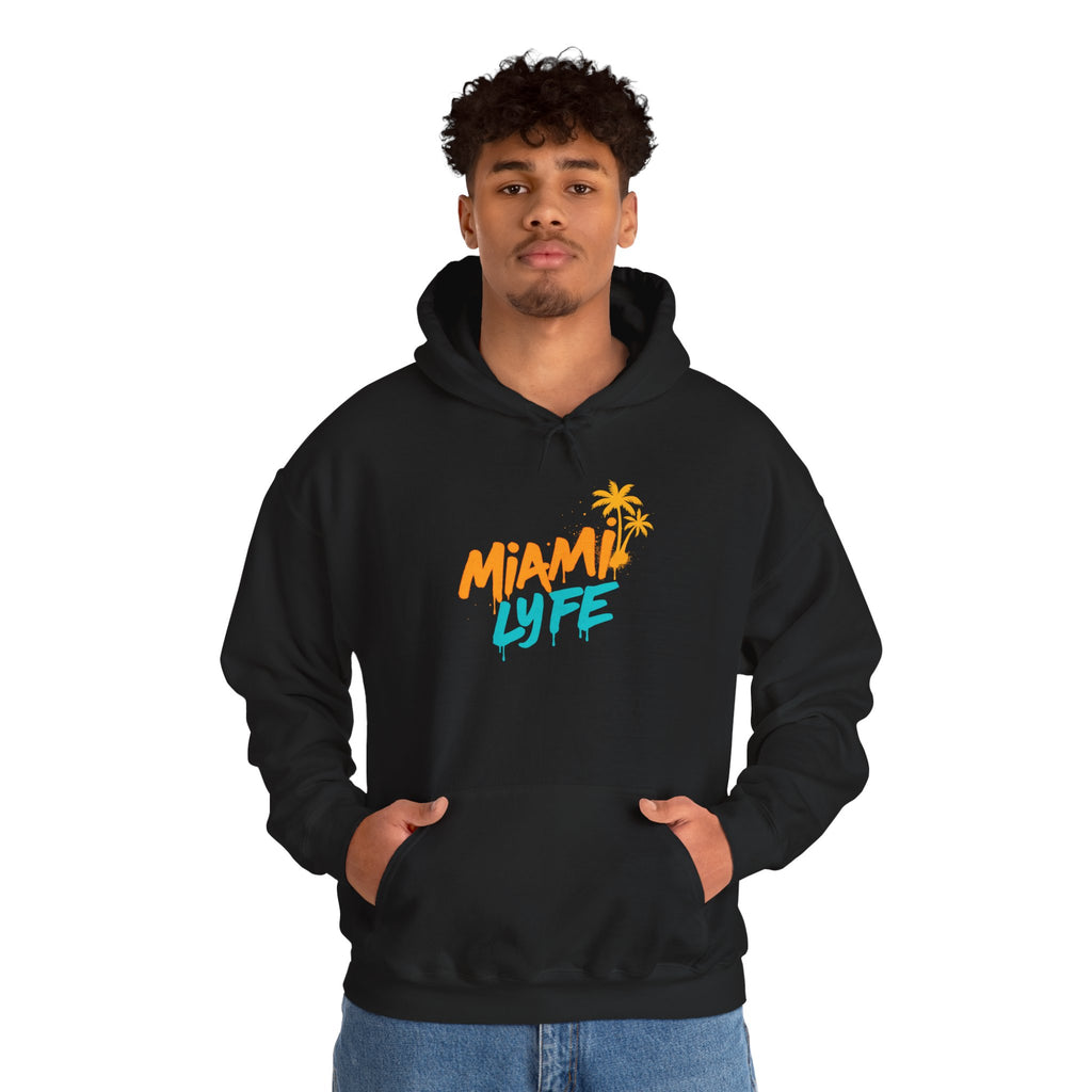 Hoodie Miami Lyfe — Retro Palm Logo