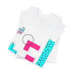 Camiseta Miami Lyfe Estilo Retro Geométrico