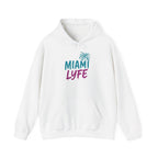 Hoodie Miami Lyfe — Palmera Estilo Graffiti