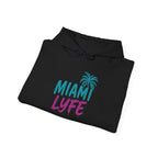 Hoodie Miami Lyfe — Palmera Estilo Graffiti