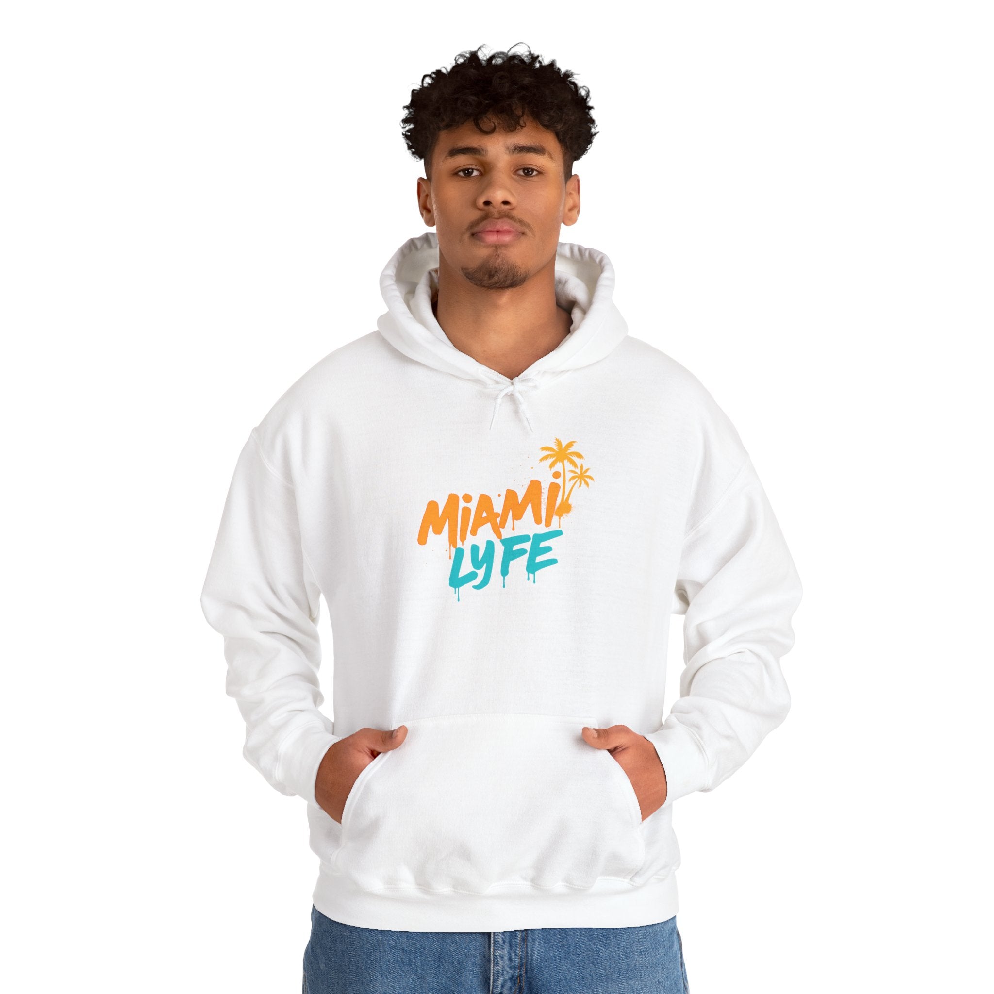 Hoodie Miami Lyfe — Retro Palm Logo